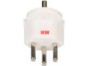 Max Hauri Fixadapter Schuko – Typ 23 Weiss