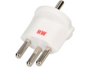 Max Hauri Fixadapter Schuko – Typ 23 Weiss