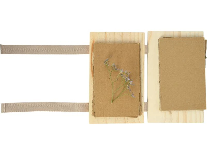 Esschert Design Blumen-und Kräuterpresse mit Bändern