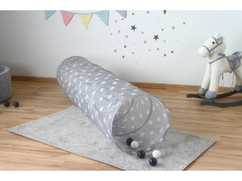 Knorrtoys Spieltunnel Grey White Stars
