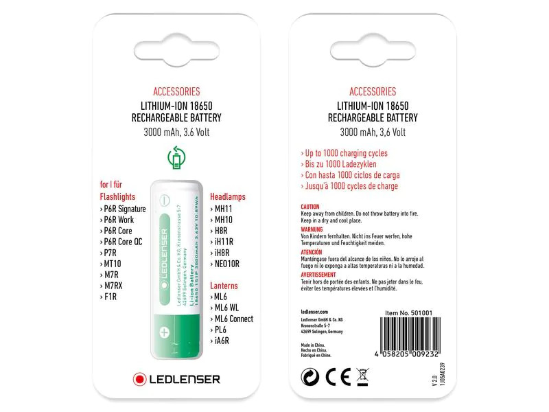 LED LENSER Akku 3400 mAh 3400 mAh