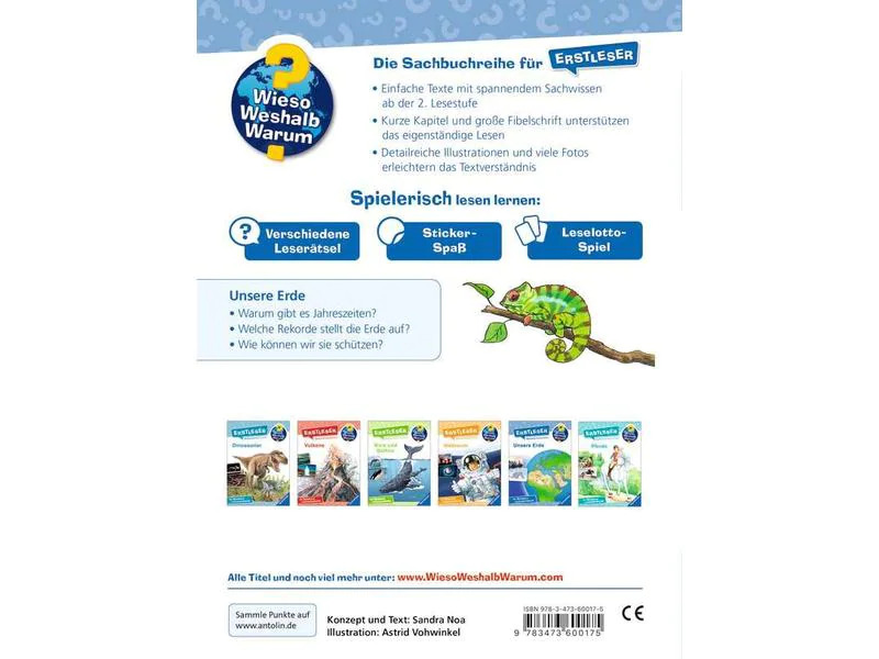 Ravensburger Kinder-Sachbuch WWW Erstleser: Unsere Erde – Band 5