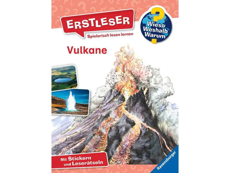 Ravensburger Kinder-Sachbuch WWW Erstleser: Vulkane (Band 2)