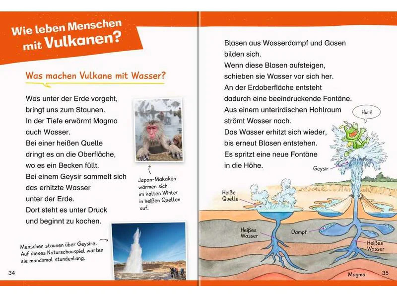 Ravensburger Kinder-Sachbuch WWW Erstleser: Vulkane (Band 2)