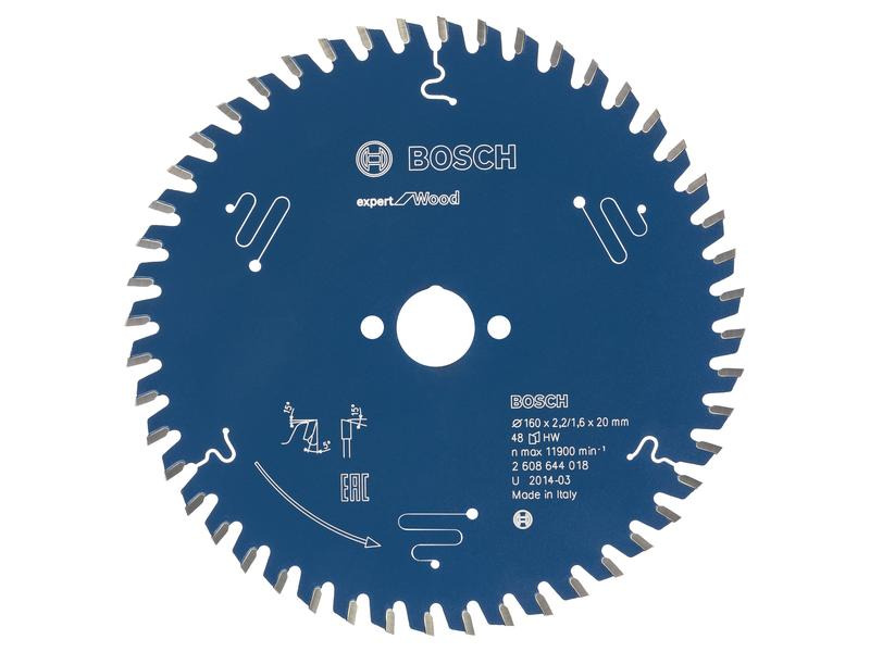 Bosch Professional Kreissägeblatt Expert for Wood 140 x 1.8 x 20 mm, Z 42