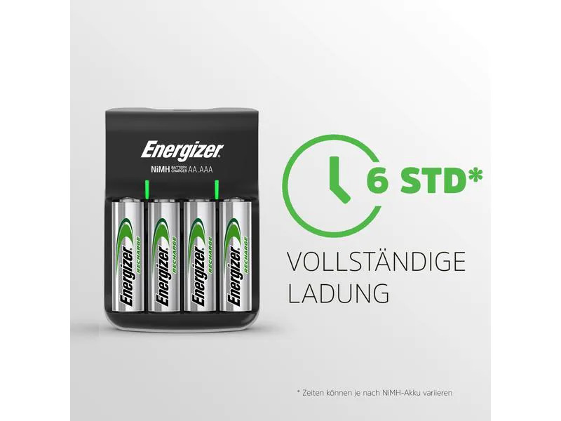 Energizer Ladegerät Base Charger USB inkl. 4x AA 1300 mAh