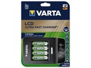 Varta Ladegerät LCD Ultra Fast Charger+ inkl. 4xAA