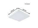 Paulmann Deckenleuchte LED Panel Velora Rainbow, 13.2 W, RGBW, Weiss