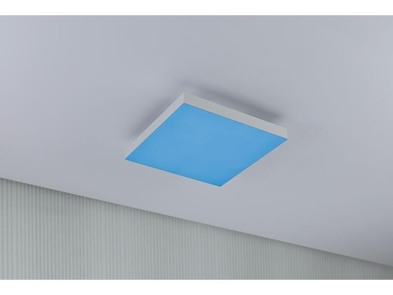 Paulmann Deckenleuchte LED Panel Velora Rainbow, 13.2 W, RGBW, Weiss
