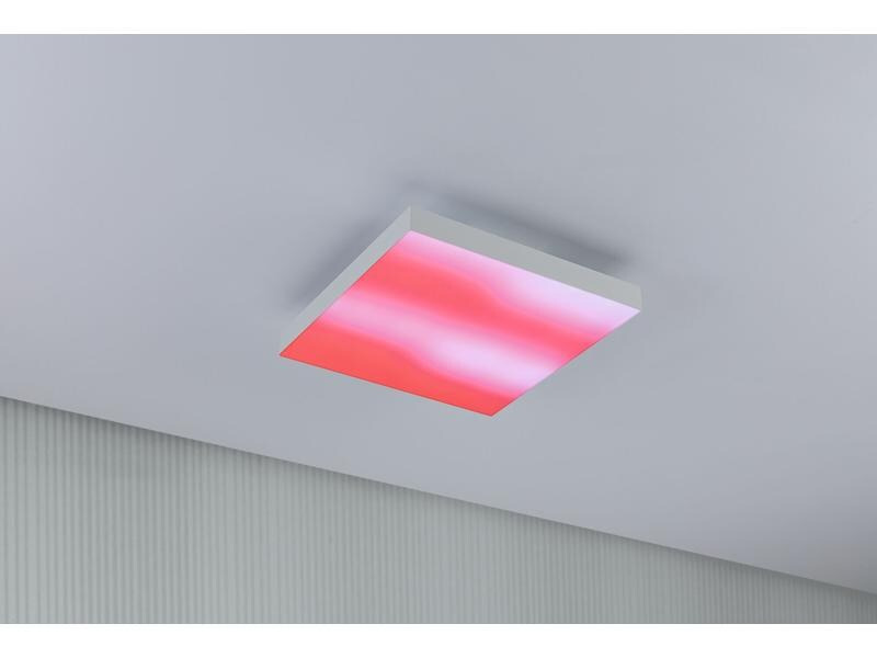 Paulmann Deckenleuchte LED Panel Velora Rainbow, 13.2 W, RGBW, Weiss