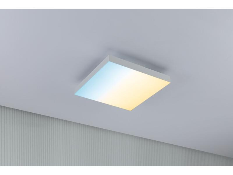 Paulmann Deckenleuchte LED Panel Velora Rainbow, 13.2 W, RGBW, Weiss