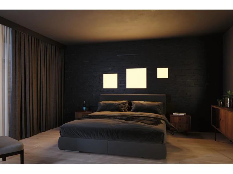 Paulmann Deckenleuchte LED Panel Velora Rainbow, 13.2W, RGBW, Schwarz