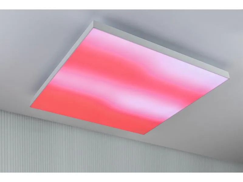 Paulmann Deckenleuchte LED Panel Velora Rainbow, 31 W, RGBW, Weiss