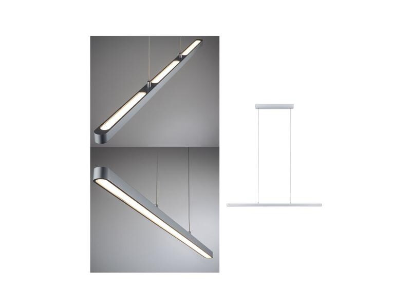 Paulmann Pendelleuchte Lento, 42 W, 2700 K, Chrom