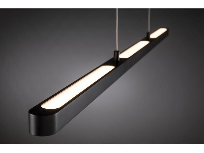 Paulmann Pendelleuchte Lento, 42 W, 2700 K, Schwarz