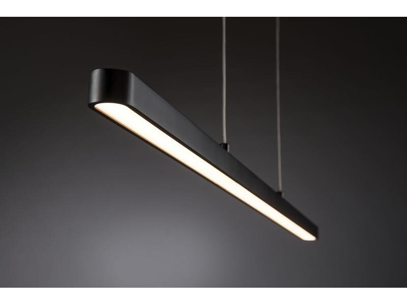 Paulmann Pendelleuchte Lento, 42 W, 2700 K, Schwarz