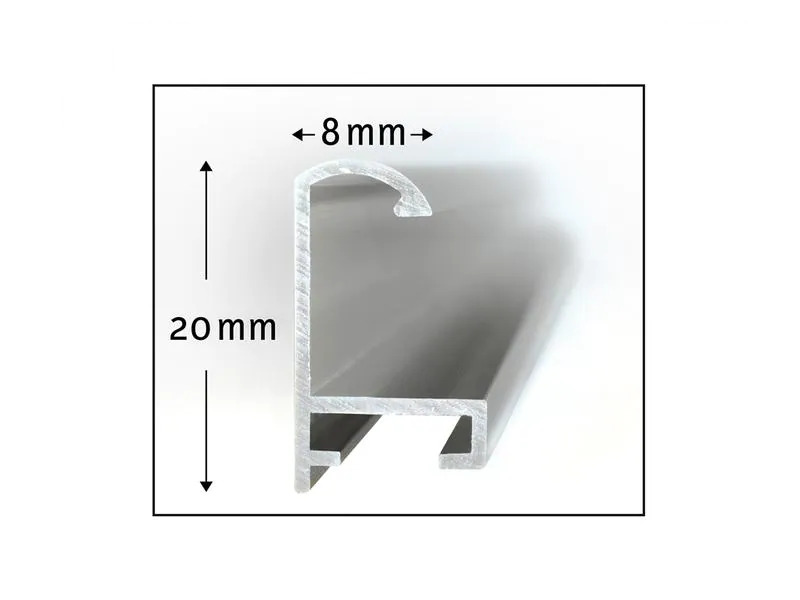 Schipper Zubehör Alurahmen Silber 40 x 80 cm