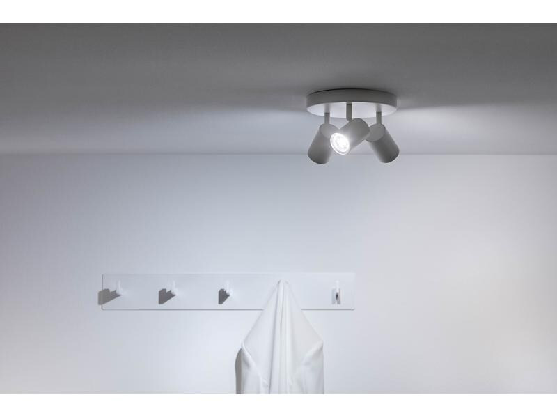 WiZ Deckenspot Imageo, 3 x 4.9 W, 2200- 6500 K, Weiss, 3er