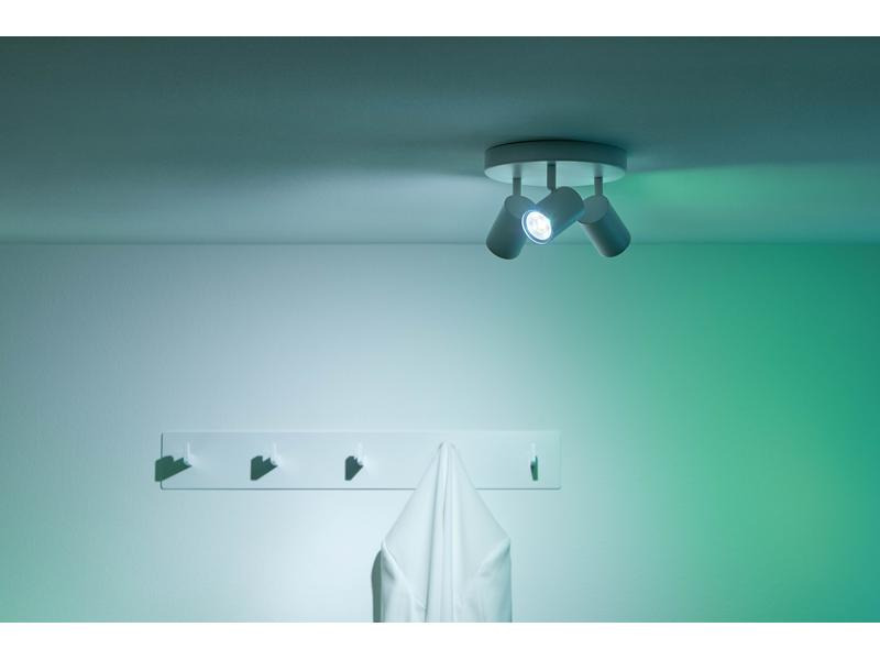 WiZ Deckenspot Imageo, 3 x 4.9 W, 2200- 6500 K, Weiss, 3er