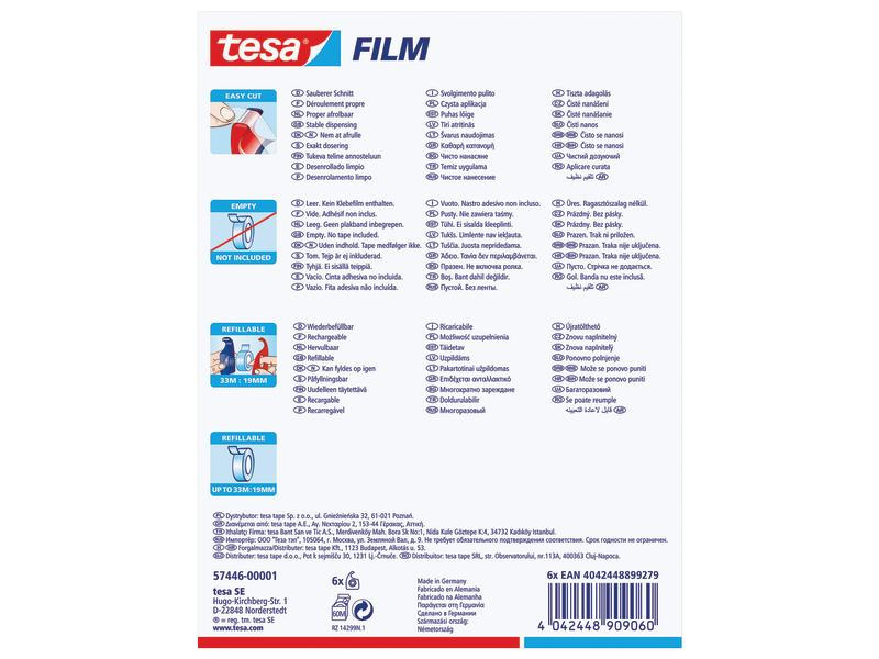 tesa Handabroller EasyCut Transparent