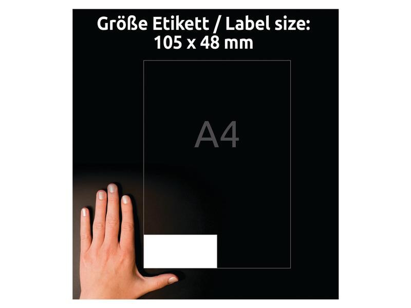 Avery Zweckform Universal-Etiketten 105 x 48 mm, 100 Blatt