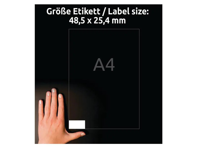 Avery Zweckform Universal-Etiketten 48.5 x 25.4 mm, 220 Blatt
