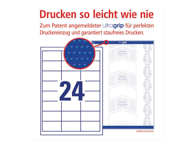 Avery Zweckform Universal-Etiketten 64.6 x 33.8 mm, 220 Blatt