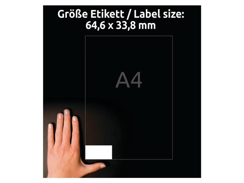 Avery Zweckform Universal-Etiketten 64.6 x 33.8 mm, 220 Blatt