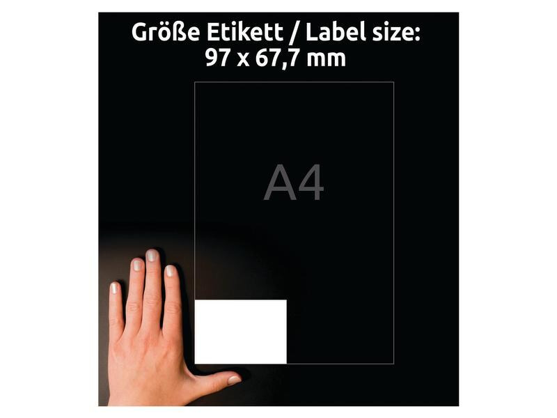 Avery Zweckform Universal-Etiketten 97 x 67.7 mm, 220 Blatt
