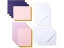 Cricut Blankokarte Joy cut-away 10.8 x 14 cm, Grau/Khaki/Creme
