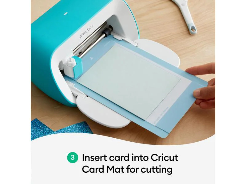 Cricut Blankokarte Joy cut-away 10.8 x 14 cm, Grau/Khaki/Creme