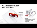 DURABLE Namensschild 40 x 75 mm, 25 Stück