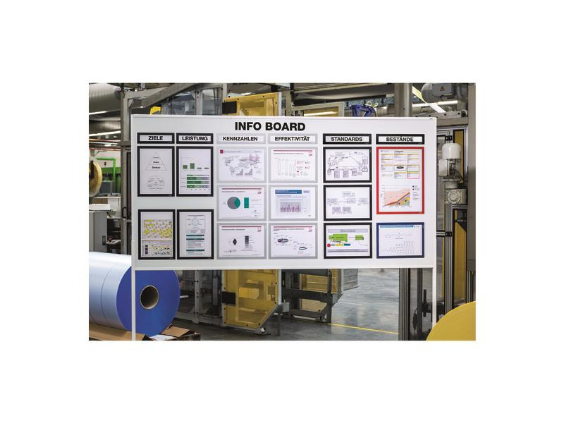 DURABLE Präsentationsrahmen Duraframe A3 Schwarz, 5 Stück
