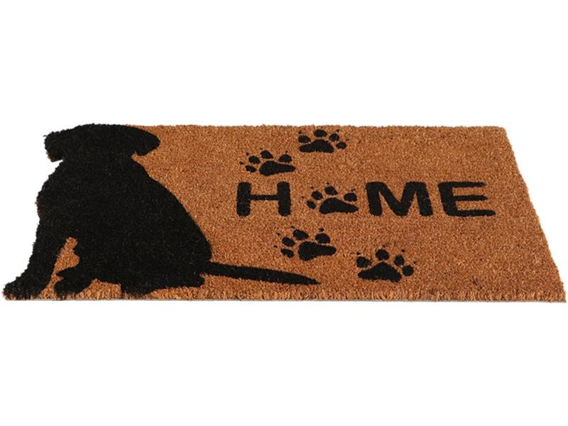 Esschert Design Fussmatte Hund «Home» 74.5 cm x 45.4 cm
