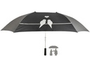 Esschert Design Partner-Regenschirm XL Grau/Schwarz