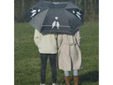 Esschert Design Partner-Regenschirm XL Grau/Schwarz