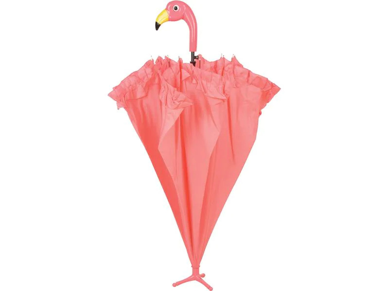 Esschert Design Schirm Flamingo Gelb/Rosa