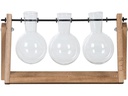 Esschert Design Stecklingsvase L 25.5 cm, Braun/Transparent