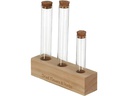 Esschert Design Vase Reagenzglas M 3 Gläser, 17.5 cm, Nature/Transparent
