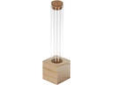 Esschert Design Vase Reagenzglas S 16.5 cm, Nature/Transparent