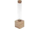 Esschert Design Vase Reagenzglas S 16.5 cm, Nature/Transparent