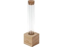 Esschert Design Vase Reagenzglas S 16.5 cm, Nature/Transparent