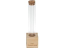 Esschert Design Vase Reagenzglas S 16.5 cm, Nature/Transparent