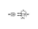 KWC Brausehalter Style 18 mm, verchromt