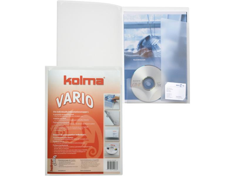 Kolma Einlagemappe Vario A4 KolmaFlex L Transparent