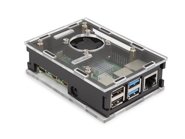 Whadda Gehäuse Transparent Case Für Raspberry PI 4