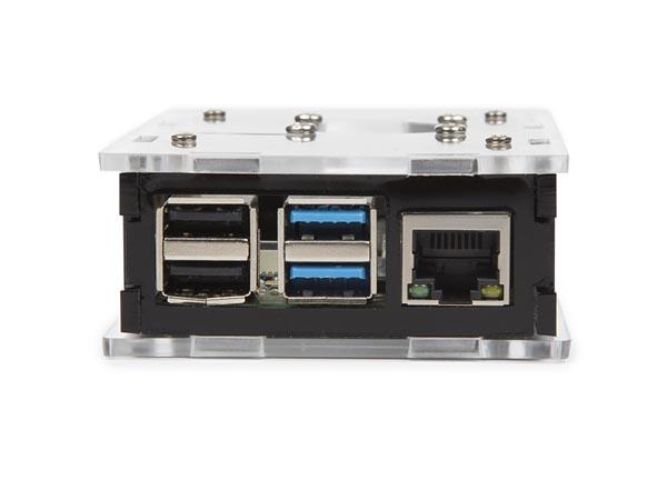 Whadda Gehäuse Transparent Case Für Raspberry PI 4