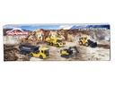 Majorette Baustellenfahrzeug Volvo Construction 4er-Geschenkset