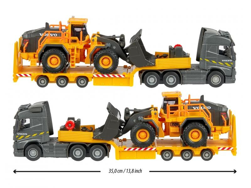 Majorette Lastwagen Volvo Truck + Wheel Loader