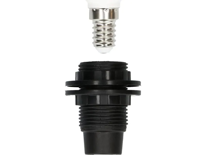 Max Hauri Lampenfassung E14 Randmantel M10 x 1